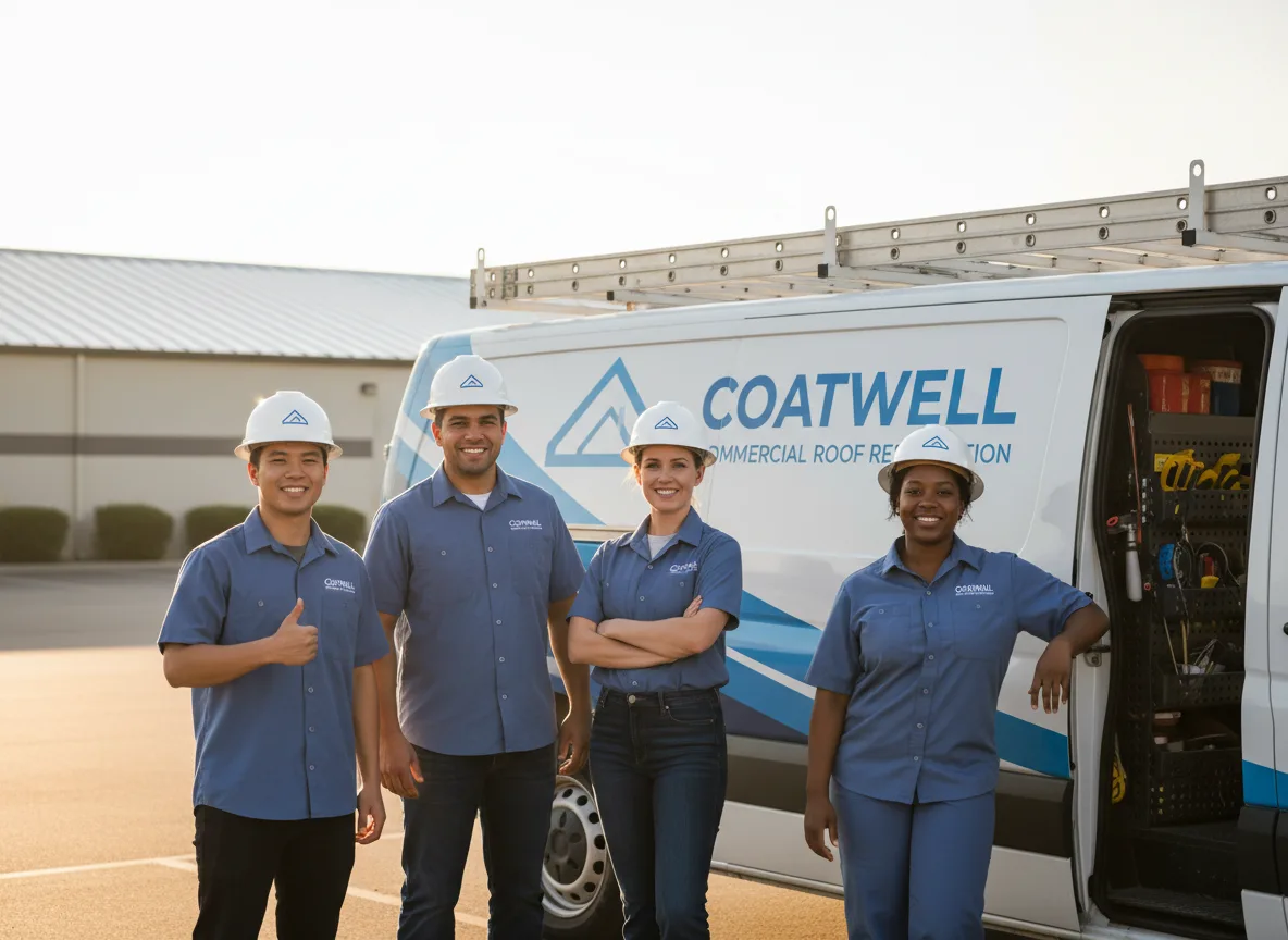Commercial roof coating company in Ryan, OK